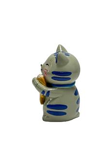 รูปปั้นแมวนำโชคสุดสร้างสรรค์โพลีเรซินของตกแต่งบ้านสำนักงานประติมากรรมตกแต่งบ้าน - Product Image 4