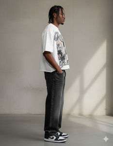 Camisetas de Hombre de la Mejor Calidad, Hechas a Mano, Nueva Colección, Cuello Redondo, Corte Holgado y Cómodo - Product Image 3