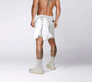 Venta Directa de Fábrica al Por Mayor, Pantalones Cortos de Baloncesto de Algodón para Hombre, Estampado Personalizado, Diseño Sólido, Deportivos Casuales, Servicio OEM Disponible - Product Image 3