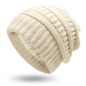 Premium Burgundy Cable <b>Knit</b> Beanie <b>Hat</b> <b>for</b> <b>Men</b> Women Unisex Warm Winter Slouchy Skull Cap Soft Stretch Cuffed Design Casual Wear - Product Image 2