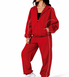 High Quality Custom Nylon Jogging Windbreaker Tracksuit for Men and Women Summer <b>Workout</b> Set-Wholesale Windbreaker <b>Jackets</b> Pants - Product Image 1
