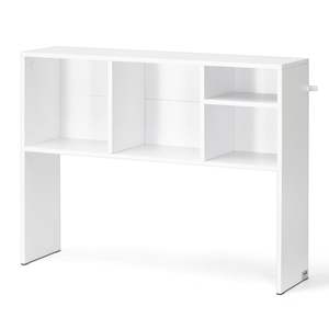 Organizzatore di archiviazione per Desktop antiscivolo bianco a 1 livello 37 \ "X 9.4 \" X 28.7 \ "espositore per librerie in legno per dormitorio domestico - Product Image 1