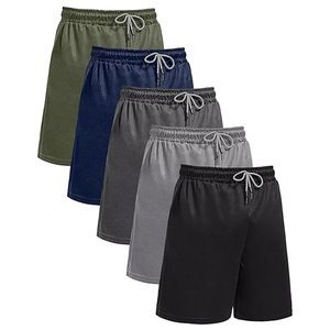 Pantalones Cortos de Algodón para Hombre, Personalizados OEM, Cintura Elástica, Lisos, Casuales, de Verano, Proveedor al por Mayor de Alta Calidad - Product Image 1