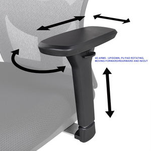 Ruedas rodantes cómodas para reuniones compra de sillas al por mayor - Product Image 6
