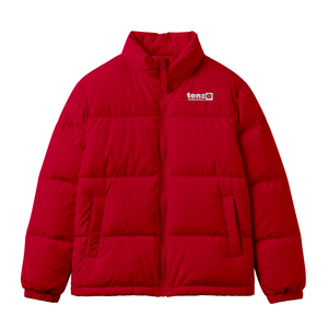 Chaqueta de Invierno Personalizada 2025, OEM ODM, Acolchada, Térmica, Cálida, Aislante, para Exteriores, con Estampado, Cuello Alto, Chaqueta Inflable - Product Image 1