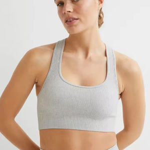 New <b>Tank</b> <b>Top</b> Sorts <b>Bra</b> Seamless Ribbed Fabric Women's Breathable Yoga Sports <b>Bra</b> Activewear Gym Fitness Workout Wear <b>Bras</b> Ladies - Product Image 6