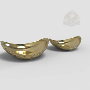 ชามขนมพรีเมียมสีทอง โดฮา มาจลิส ของตกแต่งงานแต่งงาน ชามเสิร์ฟขนมหวาน อุปกรณ์ตกแต่งโต๊ะหรูหรา กาตาร์และอิสราเอล - Product Image 1