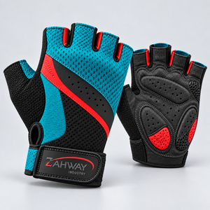 Gants de cyclisme de qualité supérieure, tissu durable, ajustement confortable, design respirant, poignée antidérapante, paume absorbant les chocs pour le cyclisme - Product Image 2