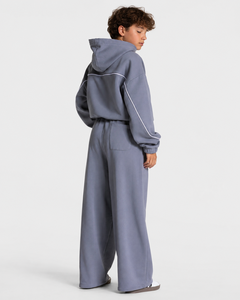 Kid Boys Pullover Hoodie Jogger <b>Set</b> Oversized Fit Kids Sweatsuit Kid Boys Casual Fleece Sportswear Custom Kids Tracksuit OEM ODM - Product Image 2