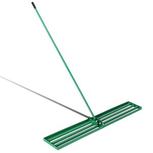Rastrello da Giardino in Acciaio Inossidabile 48x9.8x75 pollici con Manico Ergonomico e Testa in Metallo, Supporto OEM Personalizzato per Paesaggistica - Product Image 1