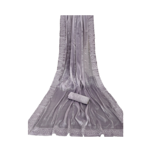 ชุดส่าหรีดีไซน์สวยสุดหรูสำหรับเจ้าสาวผ้าส่าหรีผ้าไหมเกรดพรีเมี่ยม - Product Image 1