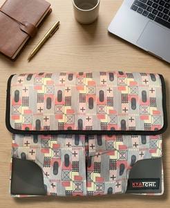 Bolso de Negocios para Portátil de Cuero PU de 14x11 Pulgadas con Cierre, Resistente al Agua, Estampado, Tipo Mensajero, con Logotipo Personalizado, Fabricante OEM - Product Image 1