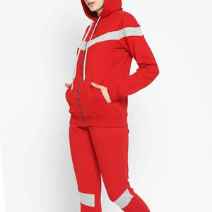 Conjunto Deportivo Informal para Mujer, Corte Regular, con Cintura Elástica, Pantalones Deportivos Sólidos para un Look Deportivo, 100% Algodón - Product Image 2