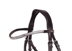บังเหียนม้าของอังกฤษใหม่บังเหียนม้าทำจากหนังแท้สำหรับใช้ในการขี่ม้า - Product Image 3