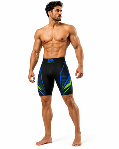 Custom Men Compression Shorts Quick Dry Stretch Gym Running Fitness Training Sports Base Layer Tights Private Label OEM - Product Image 4