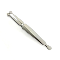 Pince à percer professionnelle de 11,5 cm en acier inoxydable mat et brillant, pinces de maintien pour perles, outils de piercing corporel