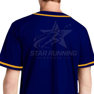 เสื้อเบสบอลดีไซน์เฉพาะ ผลิตตามสั่ง ระบายอากาศได้ดี ทนทาน ผลิตจากโพลีเอสเตอร์ 100% น้ำหนักเบา เป็นมิตรกับสิ่งแวดล้อม สำหรับผู้ชาย - Product Image 5