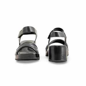 Sandale à talon formel noire pour femme PU0515 - Product Image 2