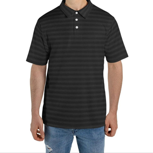 Wholesale Men's Golf Polo Shirts Button Up Solid Color Breathable Men's Sportswear Polo Shirts OEM ODM Manufacturer - Product Image 4
