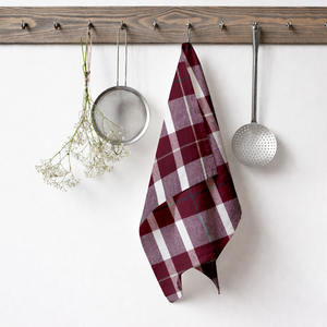 Serviettes de cuisine à motif à carreaux, séchage rapide, 100% coton, douces, super absorbantes, design professionnel, origine Inde - Product Image 4