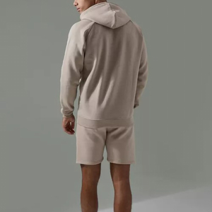 Conjuntos Deportivos Cortos con Capucha, Personalizados con Logotipo OEM, de Alta Calidad, Corte Regular, Dos Piezas, para Hombre, 100% Algodón, Verano - Product Image 4