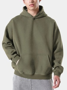 Custom Printed Heavyweight <b>Oversize</b> <b>Hoodies</b> <b>Men</b> Stylish Pullover Cotton Fleece Casual Winter Wear Front Pocket Custom Colors - Product Image 1