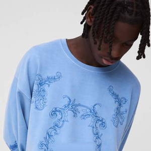 OEM Screen Printed <b>Custom</b> Men's Sweatshirt Personalized Long Sleeve Streetwear Casual Wear <b>Custom</b> Design Apparel Top Clothing - Product Image 4