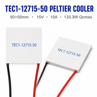Module de refroidissement thermoélectrique Peltier TEC1-12715 15V 15A 133.3W 50x50mm, plaque de refroidissement semi-conductrice