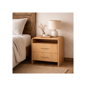 RIVEO RANGE Collection Rustic Design Contemporary Good Price Bedroom Furniture Bedside <b>Table</b> Wooden Nightstand - Product Image 1
