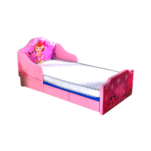 Cama para Niños Pequeños con Estructura de Hierro Sólido, Tapizada en Cuero PU, Cama Individual para 1-3 Años, Moderna, Ecológica y Duradera, para Dormitorio, Escuela u Hospital - Product Image 3