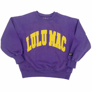 เสื้อสเวตเชิ้ต LULU MAC สีขาว คอวี ผ้าคอตตอน แต่งลายทวิลล์ ทรงโอเวอร์ไซส์ ใส่ได้ทั้งชายและหญิง สไตล์ลำลอง  ถักนิตติ้ง  โลโก้ปักด้านหน้า เหมาะสำหรับฤดูหนาว - Product Image 3