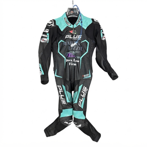 Traje de Carreras Personalizado para Hombre en Cuero Vacuno/Canguro, Mono de Una Pieza con Armadura de Nivel 2 CE, Hecho a Medida, Protección OEM - Product Image 1