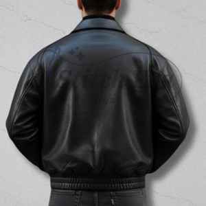 Blouson en cuir pour homme, imperméable et coupe-vent, personnalisable, avec coutures durables, pour un confort quotidien, vente en gros, export - Product Image 3