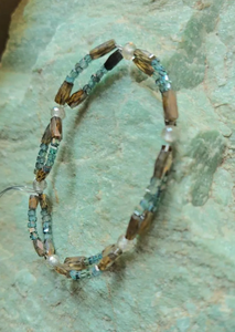 Collar de 8 pulgadas con cuentas de diamantes de moissanita de formas elegantes y pulsera hecha a mano para mujer - Product Image 3