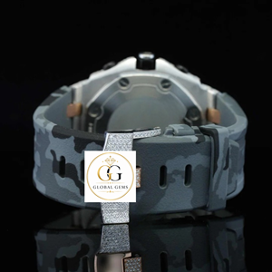Premium Quality Modern Silver Iced Out Diamond <b>Watch</b> for <b>Work</b> Parties and Gift Purposes Available for Export Price from India - Product Image 6
