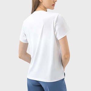 Shorts Deportivos Clásicos para Mujer, Corte Regular, Mezcla de Algodón, Transpirables, Ecológicos, con Bordado, Botones, de Secado Rápido, Manga Corta - Product Image 4