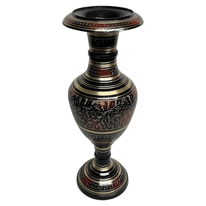 Handcrafted Brass Art Deco Flower <b>Vase</b> Meenakari Work High Quality Eco-Friendly Decorative Home Table Centerpiece Luxury - Product Image 4
