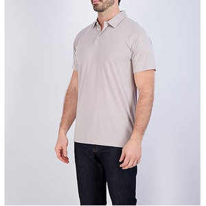 Chemise Homme Unie à Manches Courtes en Coton Tricoté Décontractée Respirante Coupe Classique Col Boutonné Service OEM Personnalisé - Product Image 3
