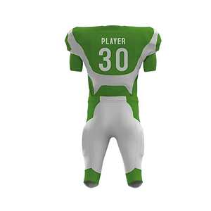 Uniforme de Fútbol Americano Personalizado 100% Poliéster, Diseño Transpirable, Mangas Cortas, Tallas Grandes, Alta Calidad, Último Modelo, Precio Razonable - Product Image 3