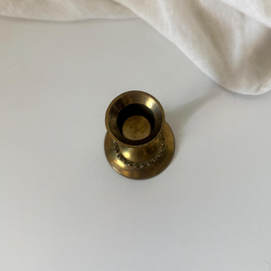 <b>Brass</b> <b>Candlestick</b> Holder Single Taper Candle Stand Heat Resistant Home Decoration <b>Antique</b> Style Tabletop - Product Image 5