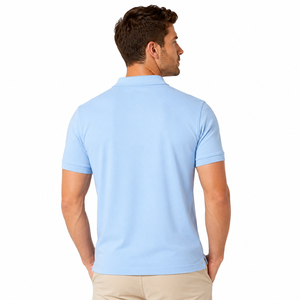 Camiseta Polo Personalizada al por Mayor con Logotipo, Camiseta de Algodón Piqué para Hombre, Fabricación OEM, Manga Corta, para Golf, Deportes, Negocios, Uso Corporativo Informal - Product Image 2