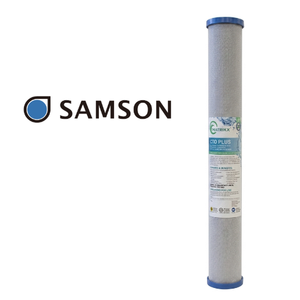Filtro de reducción de contaminantes químicos, cartucho activado de carbón de cáscara de coco renovable de 20 pulgadas para sistema de agua, con control superior de olores - Product Image 1