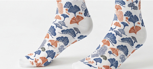Chaussettes courtes pour femmes, premium, 100% coton, été, confortables, athlétiques, respirantes, sublimées, longueur cheville - Product Image 4