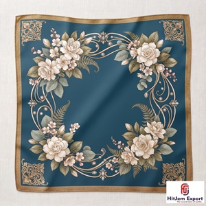 Écharpes imprimées sur mesure, tissu de qualité supérieure, service d'étiquetage blanc, approvisionnement en gros, faible MOQ, fabricant OEM ODM personnalisé - Product Image 5