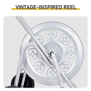 Carrello Avvolgitubo da Giardino 3/4 Pollici X 175FT, Costruzione in Ferro con Design Resistente - Product Image 6