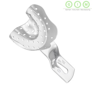 Kit professionnel d'embouts d'empreinte orthodontiques en acier inoxydable réutilisables perforés pour des empreintes précises - Product Image 3