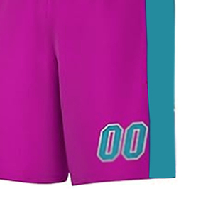 Uniforme de basket-ball unisexe élégant, nom d'équipe personnalisé, taille élastique sans couture, maille polyester légère, respirante, séchage rapide - Product Image 2