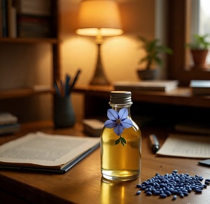 Aceite Portador de Semillas de Borraja 100% Puro, Borago Officinalis, Prensado en Frío, Grado Cosmético para el Cuidado del Cabello y la Piel - Product Image 5