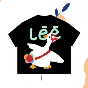 High Quality 100% Cotton 250GSM Dobby Sporty T-Shirt Unisex Soft Fabric Custom Front Photo Print <b>Logo</b> OEM ODM - Product Image 5
