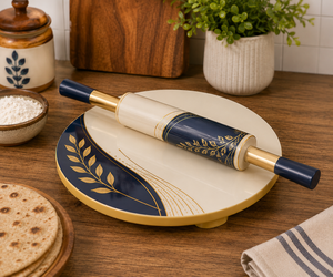 Falah International Chakla Belan Wooden <b>Rolling</b> Board <b>Rolling</b> Pin Chapati Maker Kitchen Accessories Factory Direct Chakla Belan - Product Image 1